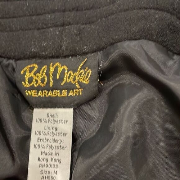 Bob Mackie Long Coat Fleece Wearable Art Vintage with Vintage Perfume Bundle - Picture 6 of 10